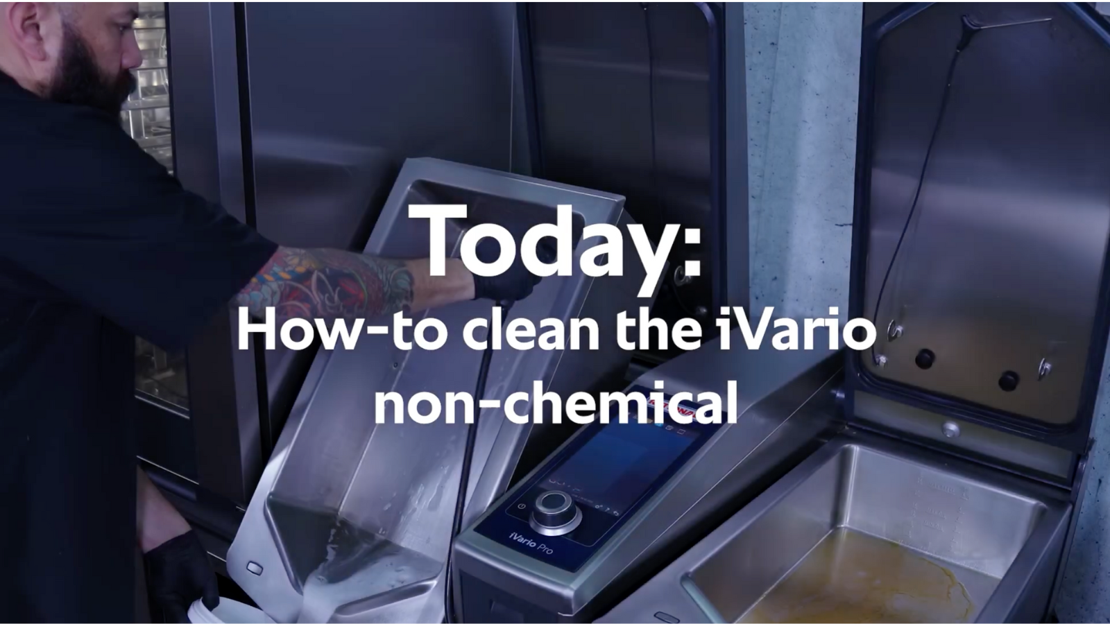 Cleaning the iVario Pro